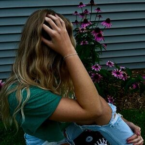 HEART CHAIN BRACELET (silver)